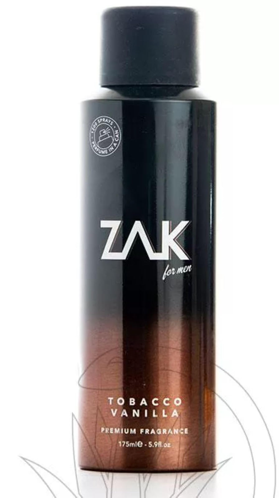 REF_P_0_ZAK For Men Tobacco Vanilla Eau De Toilette Long Lasting 175 Ml