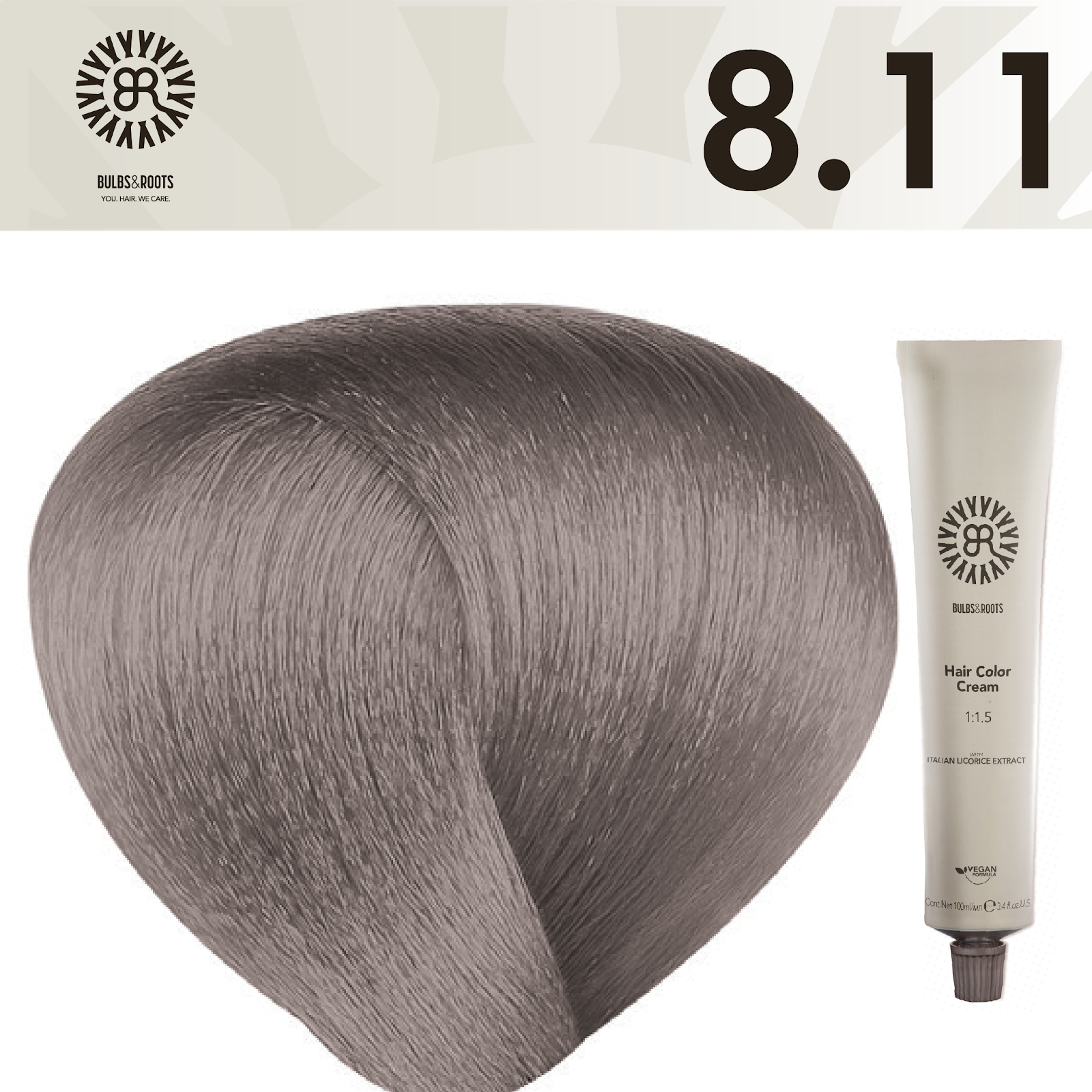 REF_P_0_BR Hair Color Cream 100 ml No.8.11