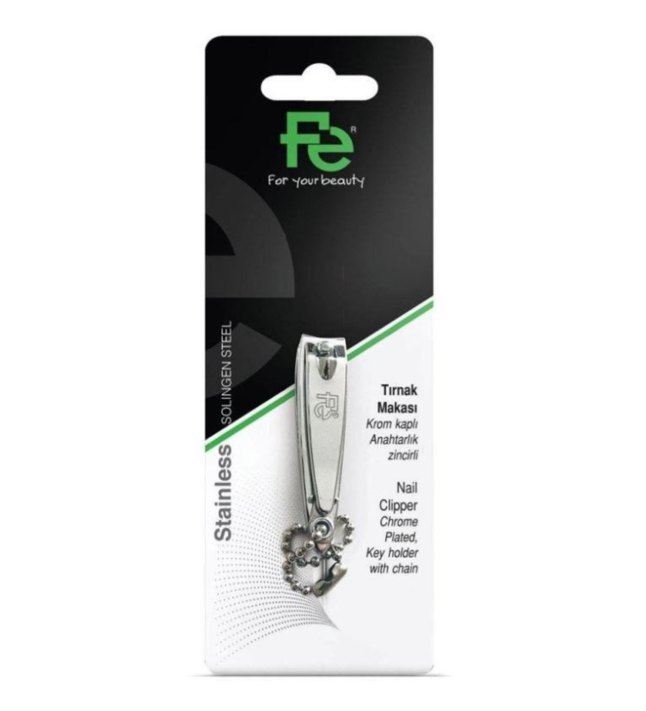REF_P_0_Fe Nail Clipper Chrome Plated With Holder