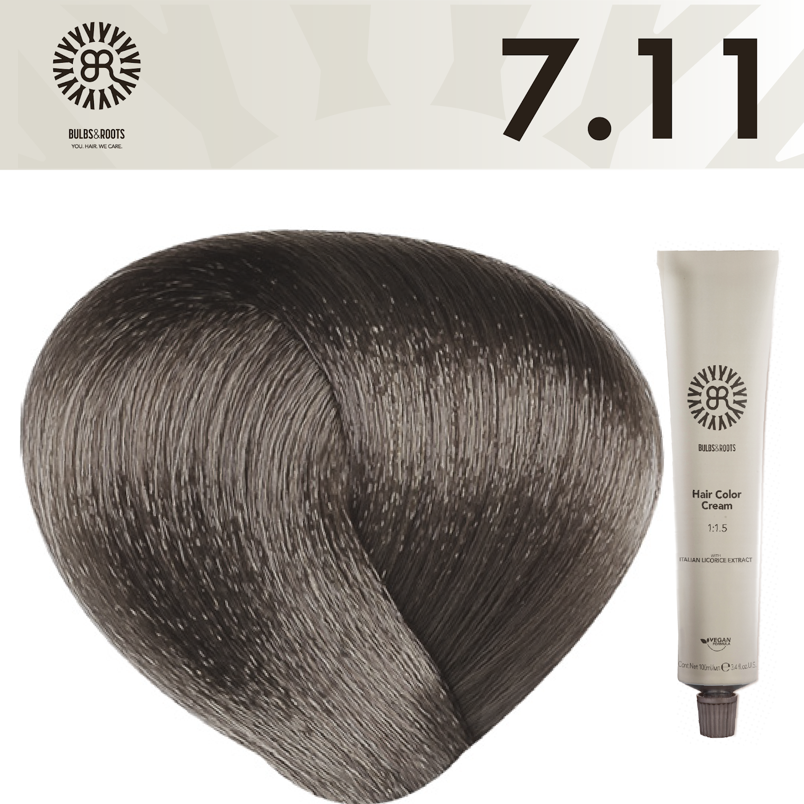 REF_P_0_BR Hair Color Cream 100 ml No.7.11
