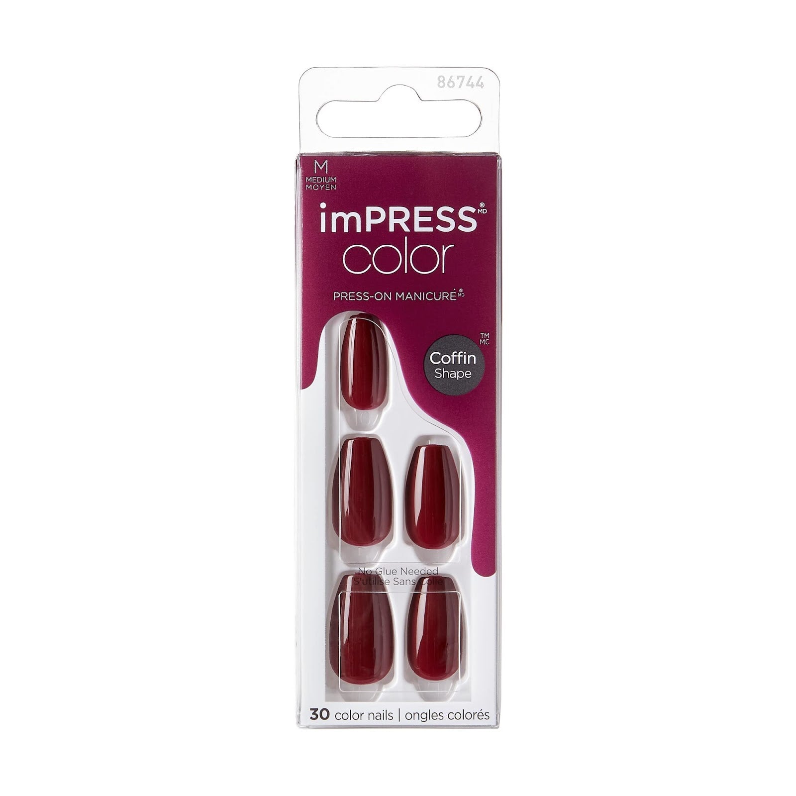 REF_P_0_Impress Color Nails Medium Coffin Shape 511 Winery In NYC