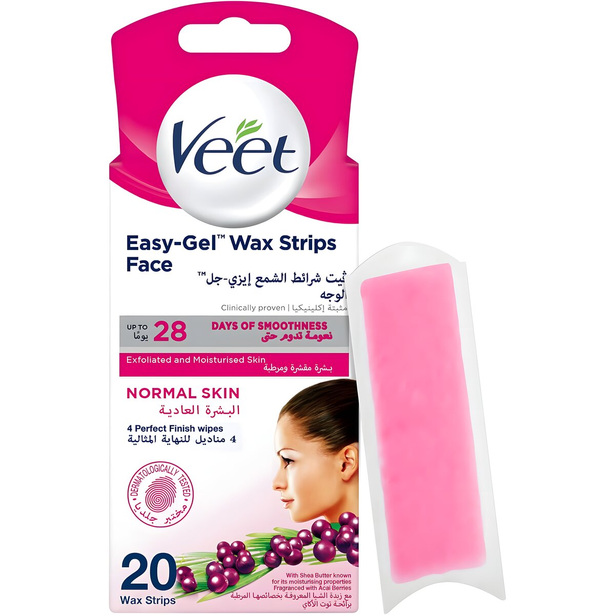 REF_P_1_Veet Easy Gel For Face Sensitive Skin Wax Strips