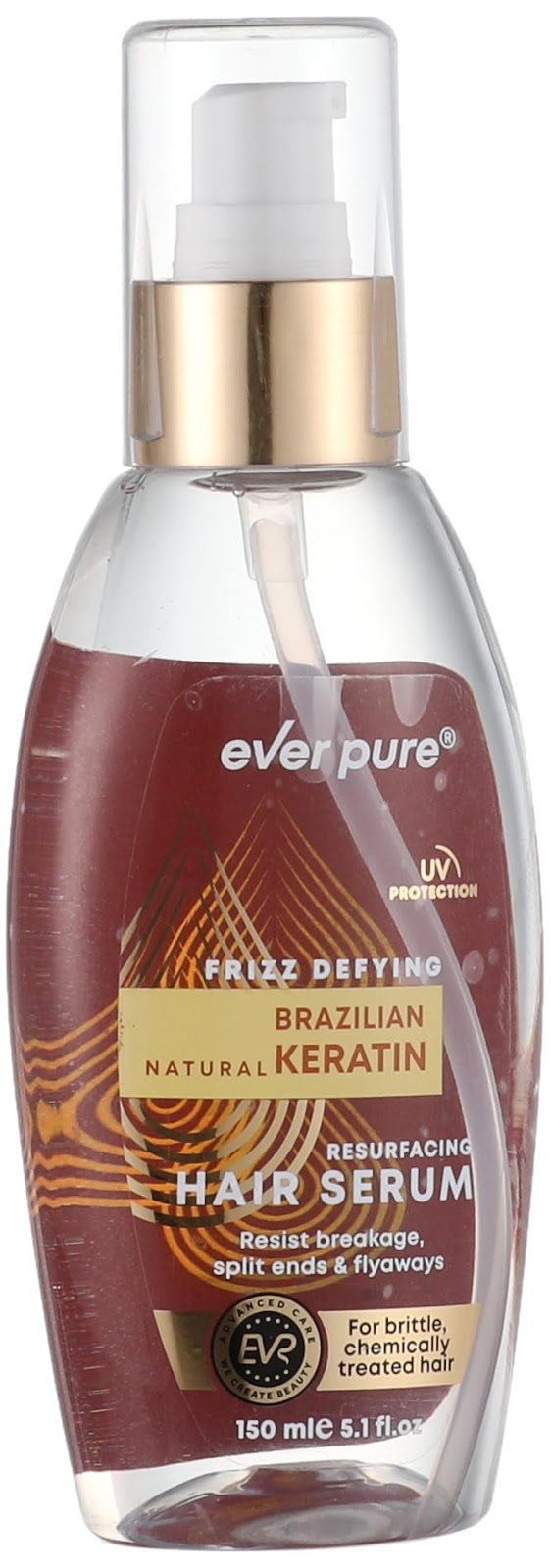 REF_P_0_Ever Pure Brazilian Keratin Therapy Anti-Breakage Serum For Women, 150 Ml
