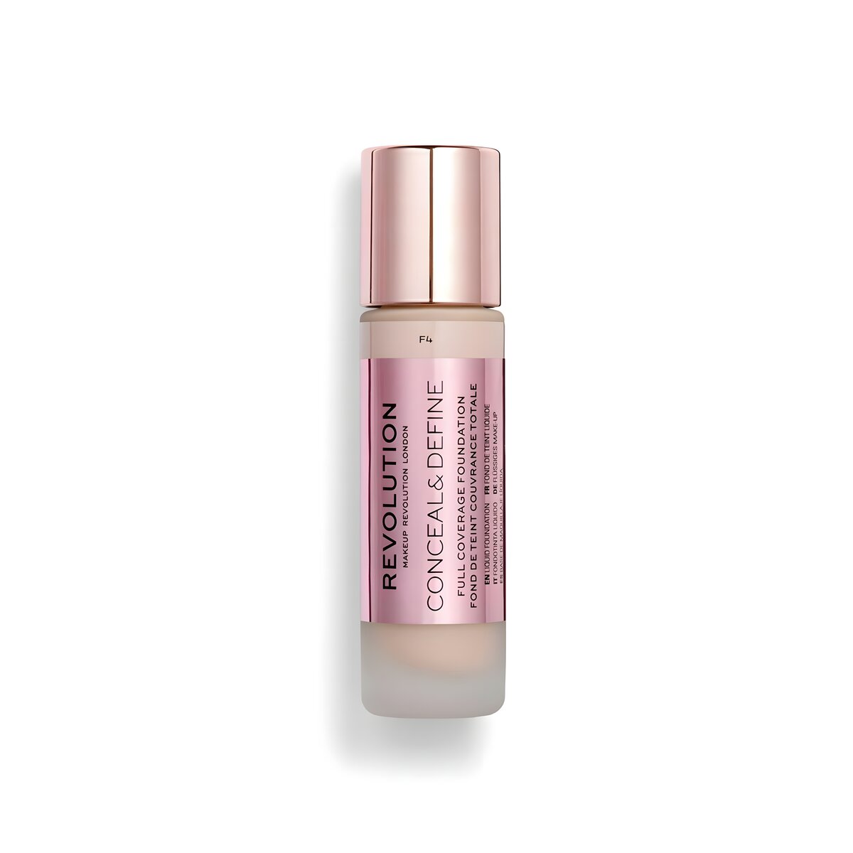 REF_P_1_Revolution Consal & Define Full Coverage Foundation F4 23ml