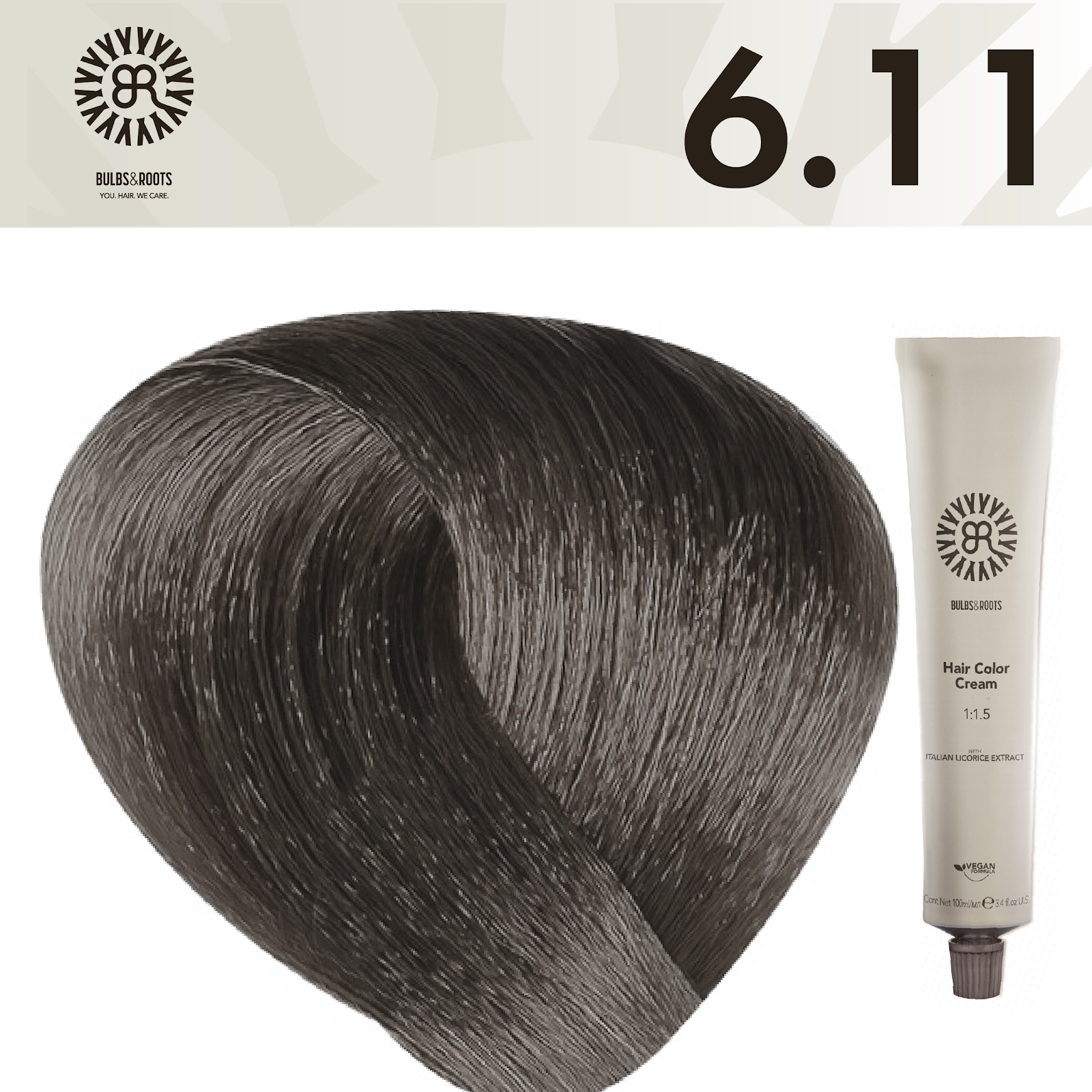 REF_P_0_BR Hair Color Cream 100 ml No.6.11