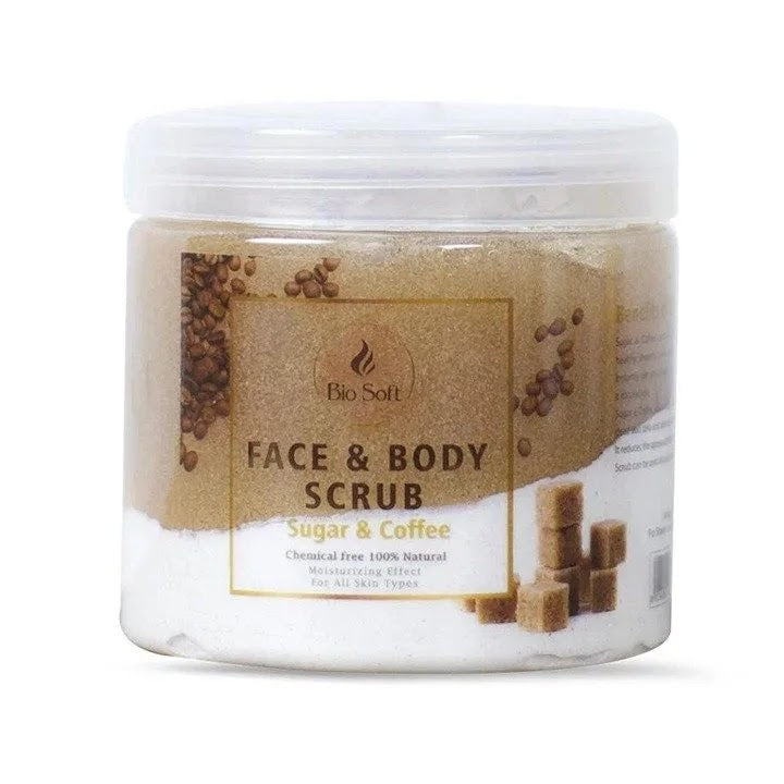REF_P_0_Bio Soft Face & Body Scrub Sugar & Coffee 500 g