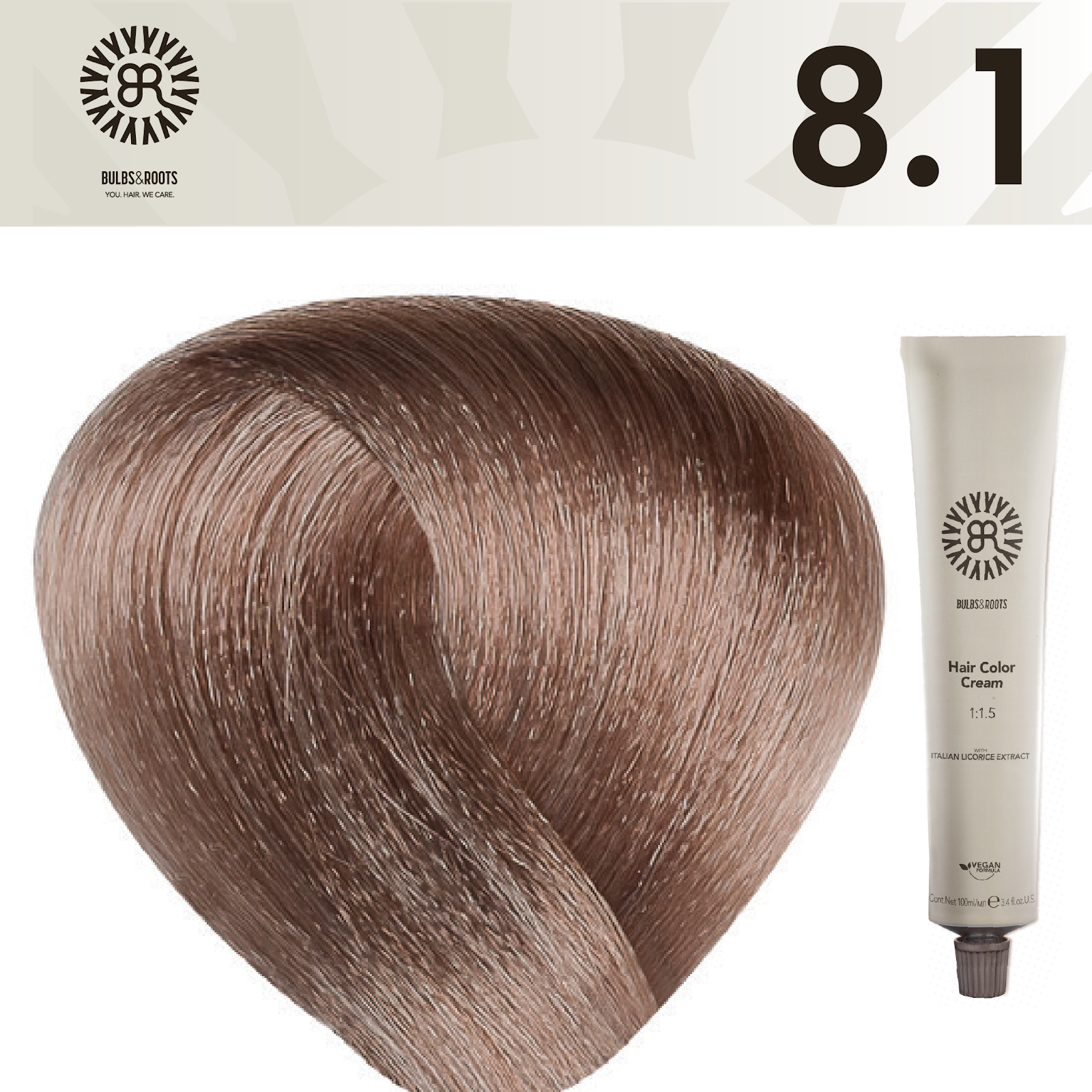REF_P_0_BR Hair Color Cream 100 ml No.8.1