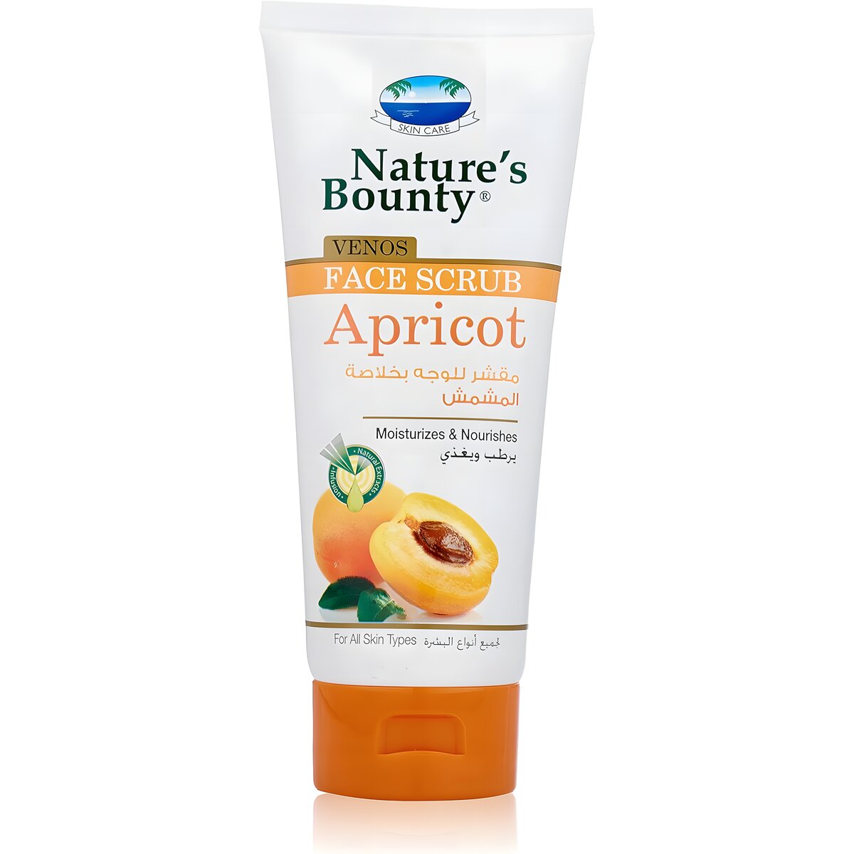 REF_P_1_Nature's Bounty Venos Face Scrub Apricot Moisturizes&Nourishes For All Skin Types 200ml