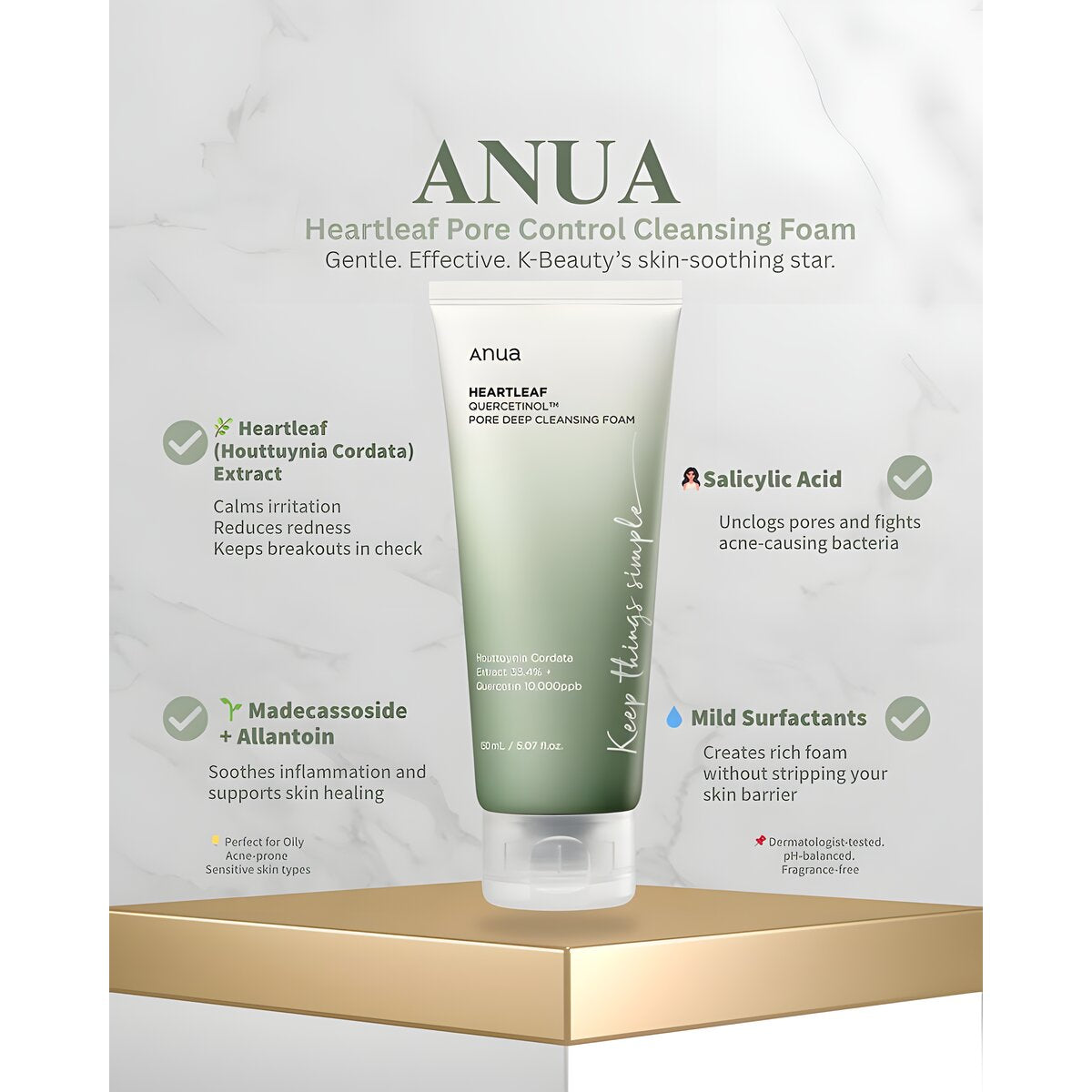 REF_P_1_Anua heartleaf+BHA deep cleansing foam 150 ml