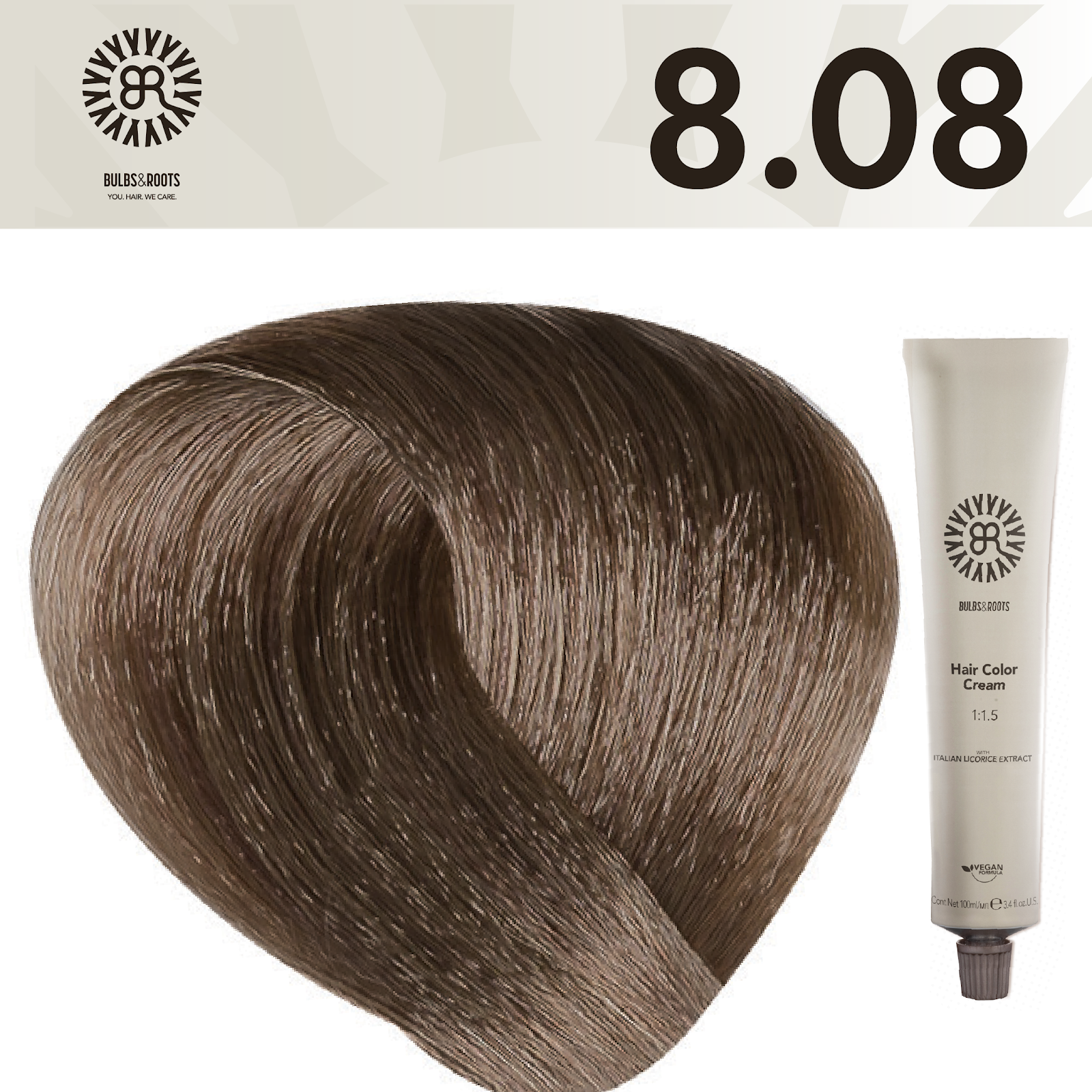 REF_P_0_BR Hair Color Cream 100 ml No.8.08
