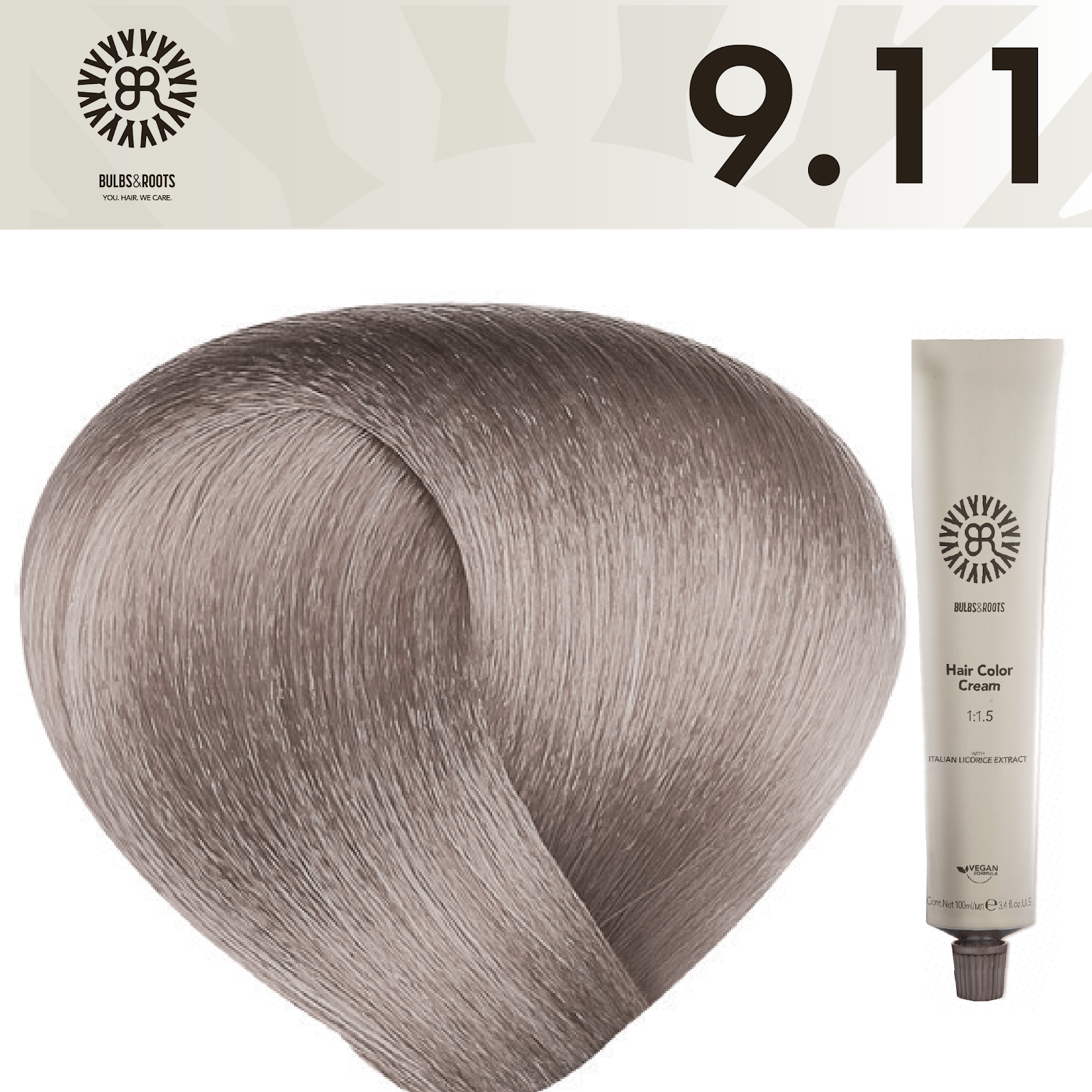REF_P_0_BR Hair Color Cream 100 ml No.9.11