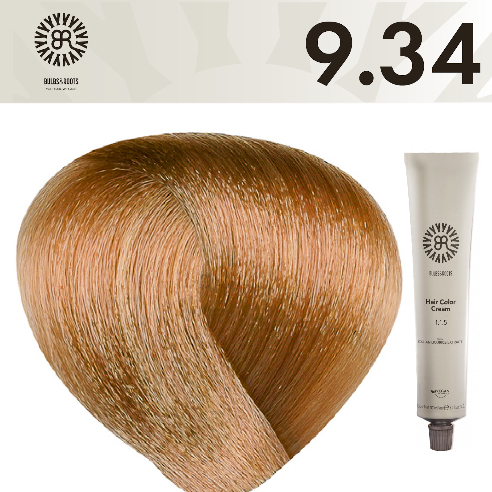 REF_P_0_BR Hair Color Cream 100 ml No.9.34