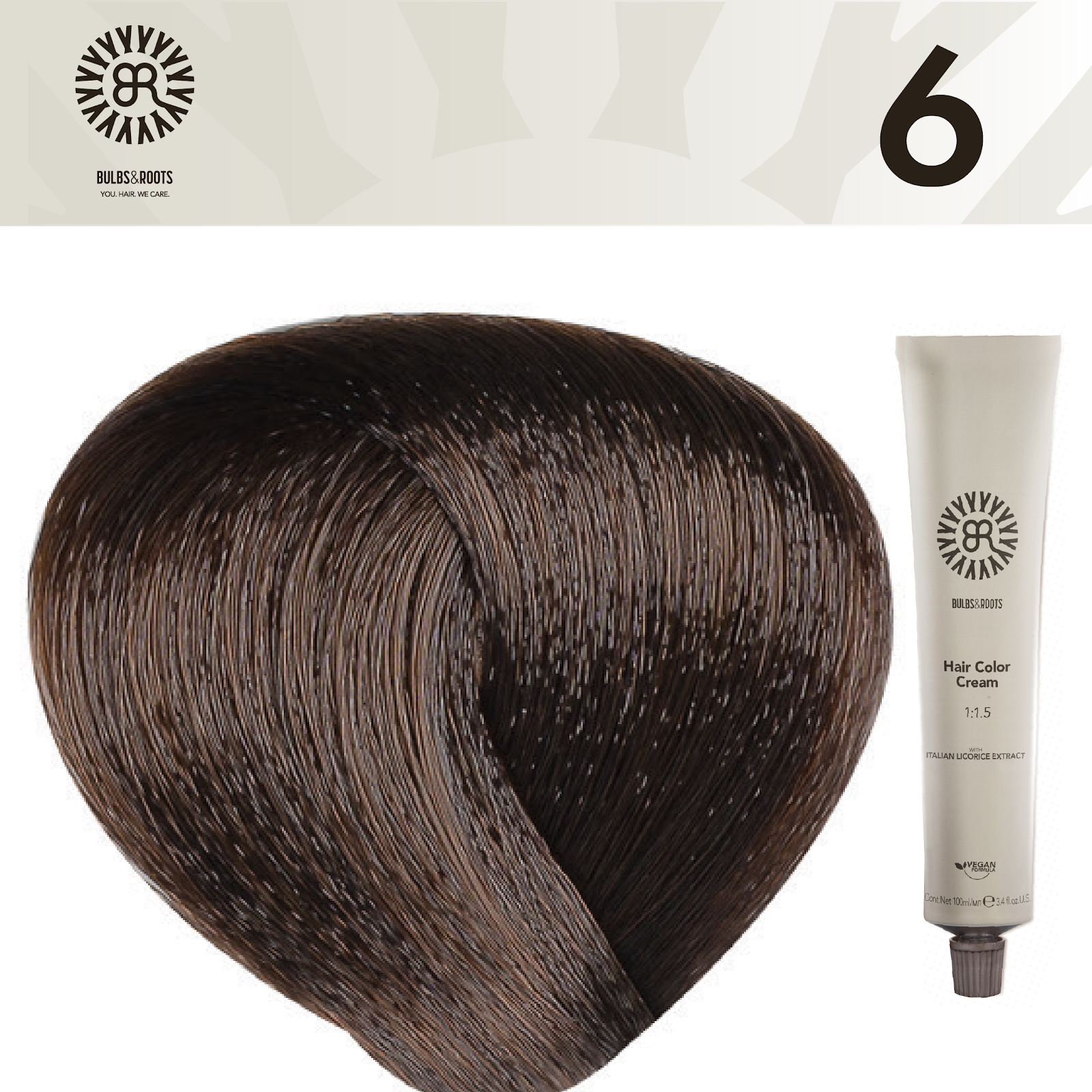 REF_P_0_BR Hair Color Cream 100 ml No.6