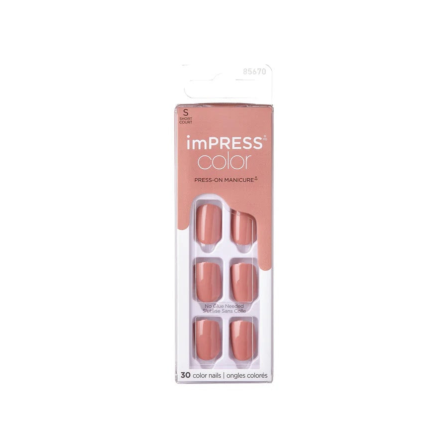 REF_P_0_Impress Color Nails Short 027 Caramel