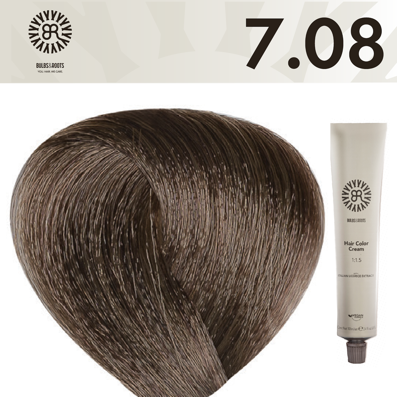 REF_P_0_BR Hair Color Cream 100 ml No.7.08