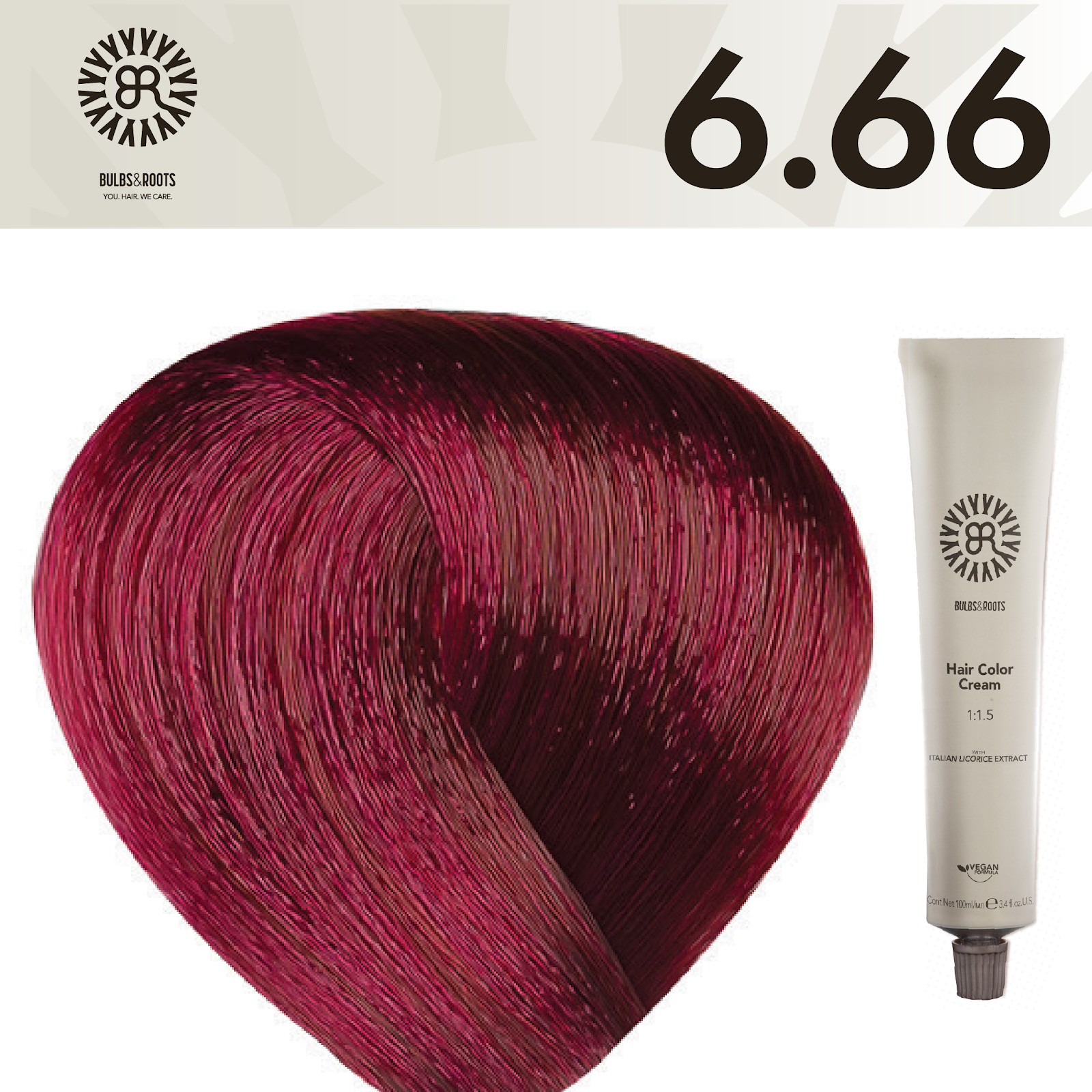 REF_P_0_BR Hair Color Cream 100 ml No.6.66