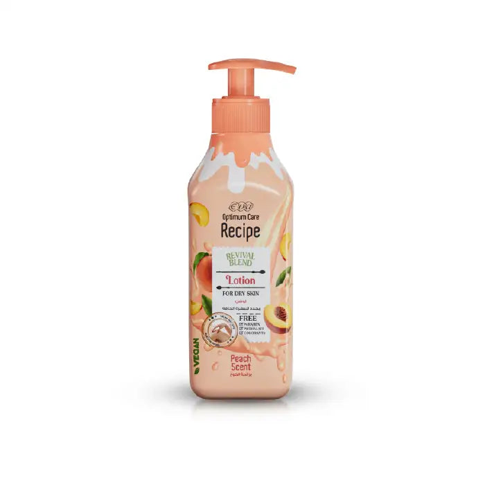 REF_P_1_Eva Optimum Care Recipe Radiance Blend Lotion For Dry Skin – Peach Scent 370 Ml