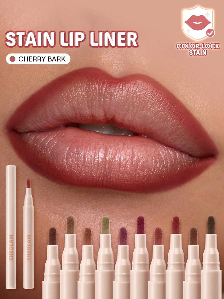 SHEGLAM True Stain Liquid Lip Liner no.309 Cherry Bark
