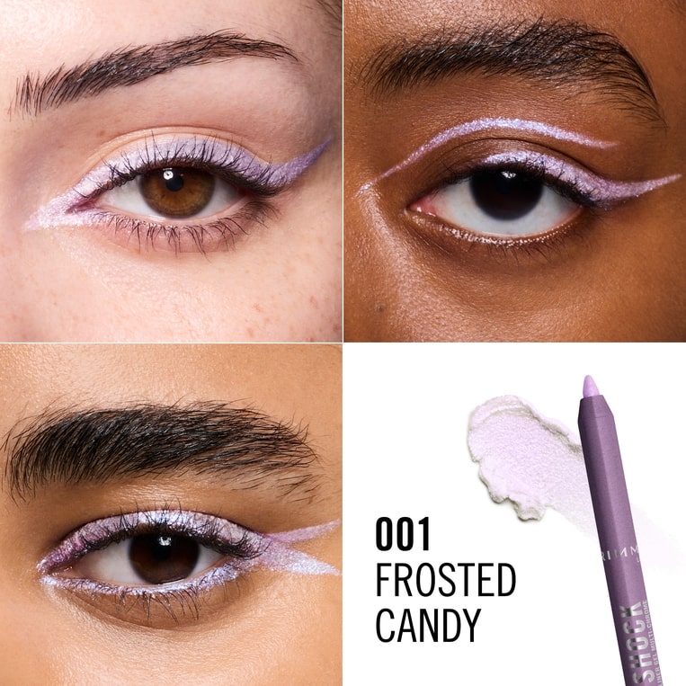 Rimmel Thrill Seeker Shimmer Shock Eyeliner 001 Frosted Candy