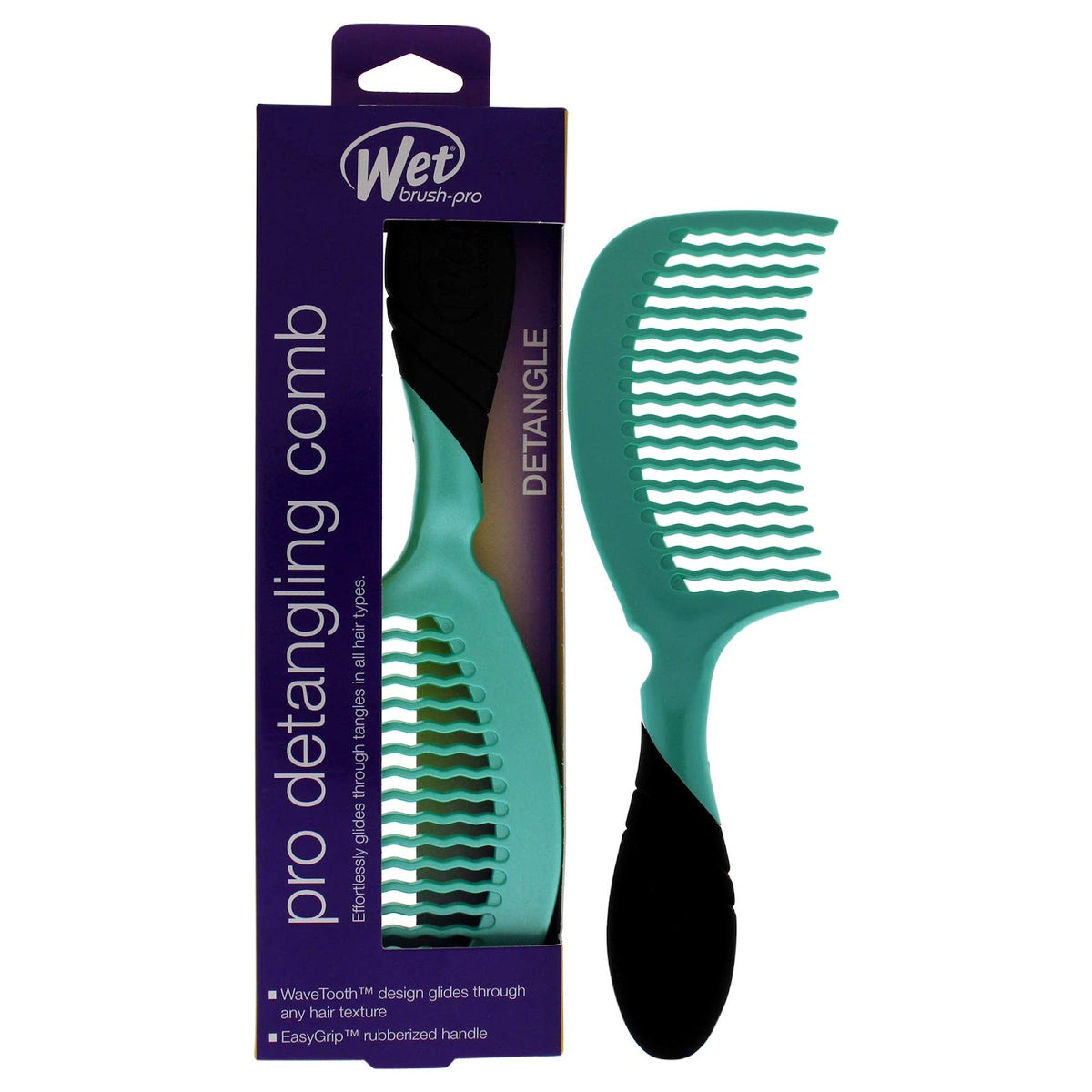 wet brush pro detangling comb green