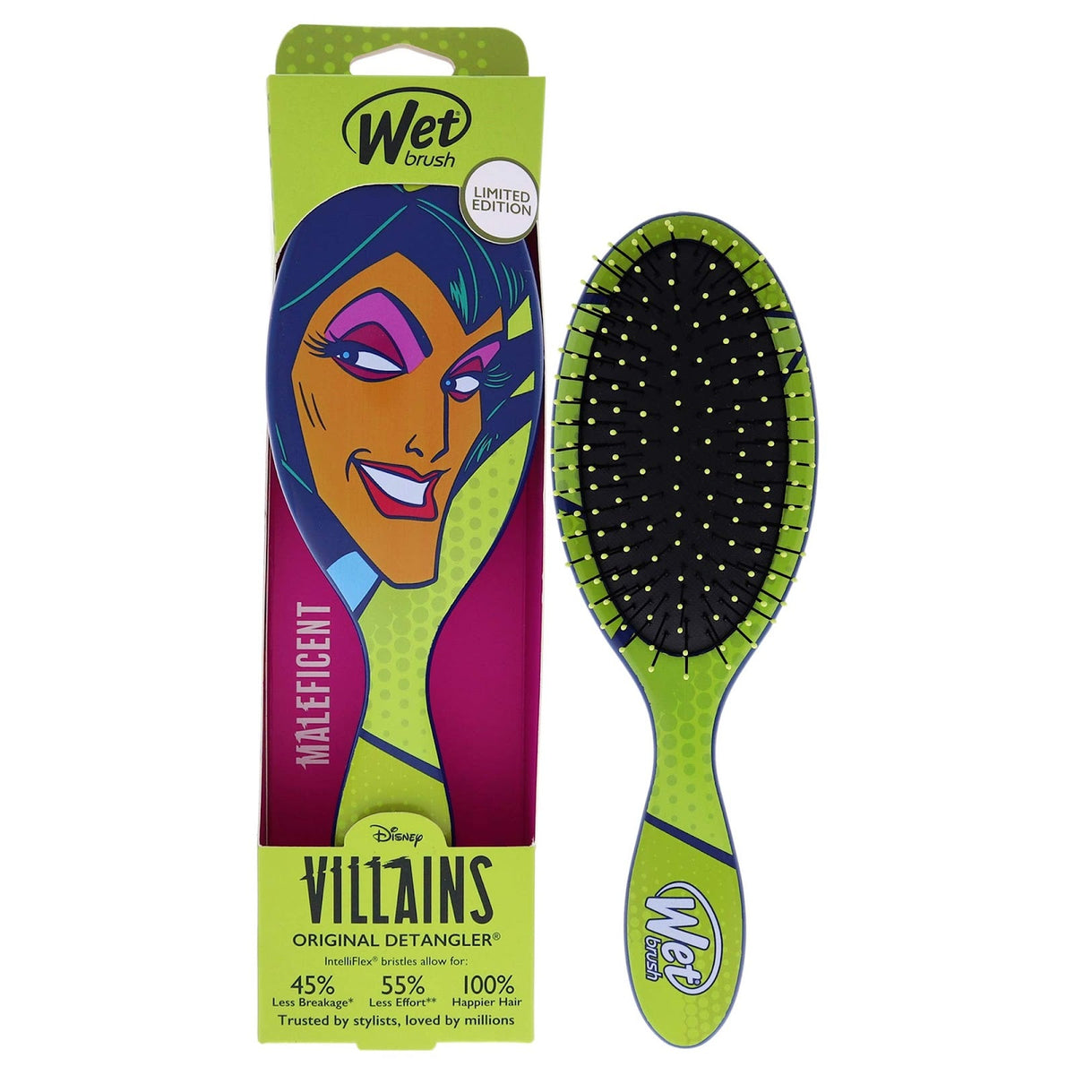 Wet Brush Og'l Detangler Disney Villains Maleficent Navy