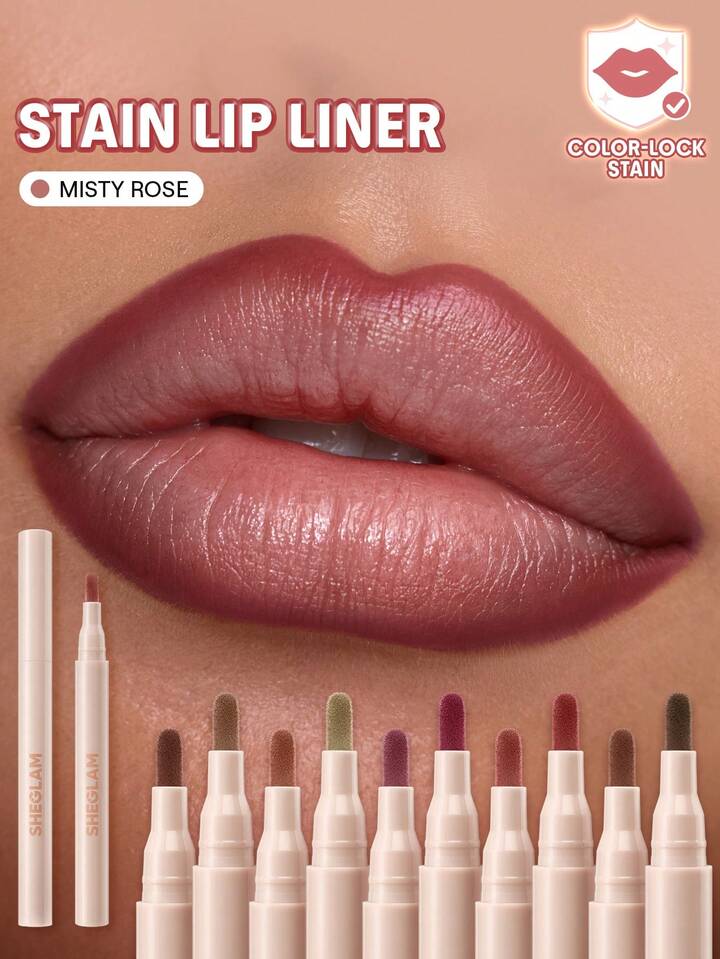 SHEGLAM True Stain Liquid Lip Liner no.300 Misty Rose