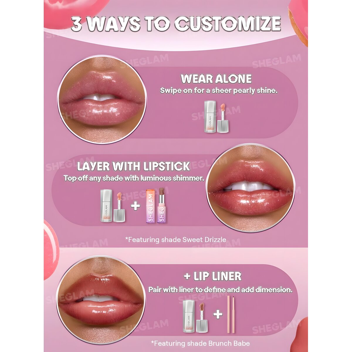 Sheglam Gloss Glass Lock French Toast No.013 3.4 Ml