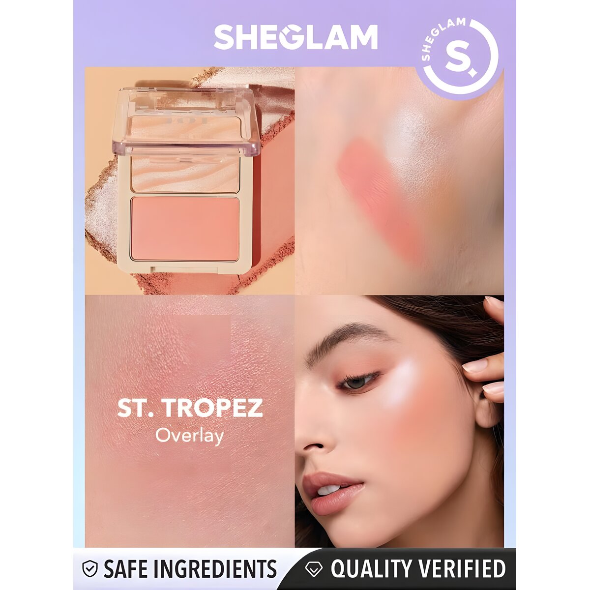 Sheglam Highlighter&Blush Duo St.Tropez