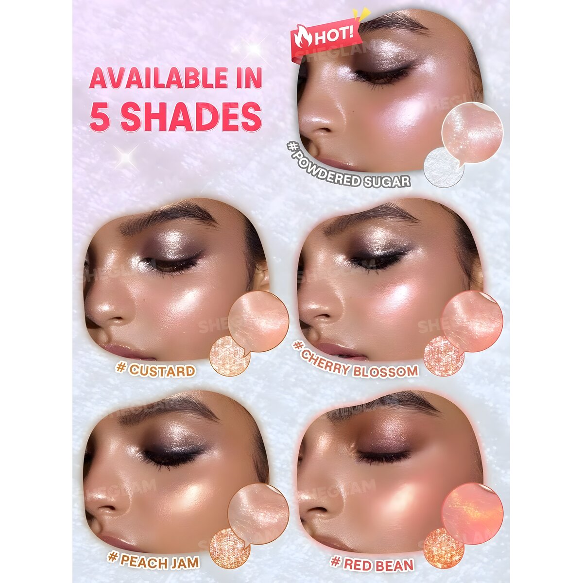 Sheglam bouncy highlighter custard