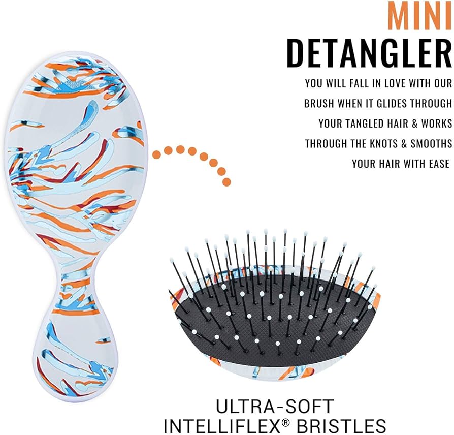 Wet Brush Mini Detangler Osmosis Flowing Coral