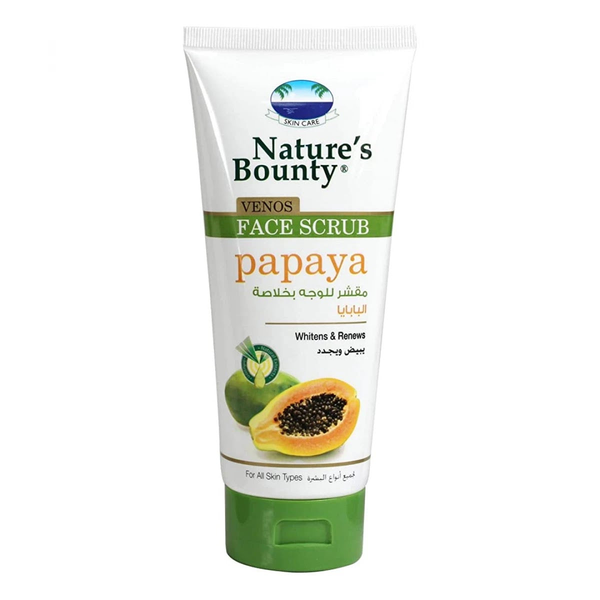 REF_P_0_Nature's Bounty Venos Face Scrub Papya Revitalizes&Soothes For All Skin Types 200ml200 Ml
