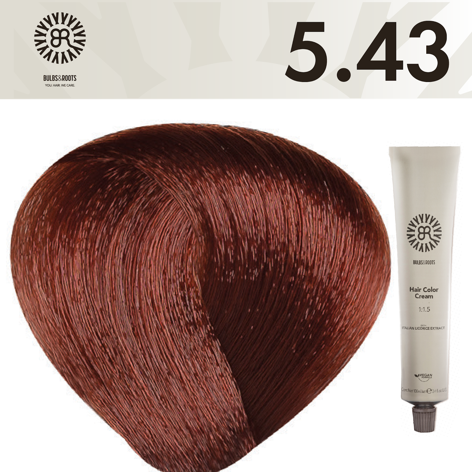 REF_P_0_BR Hair Color Cream 100 ml No.5.43
