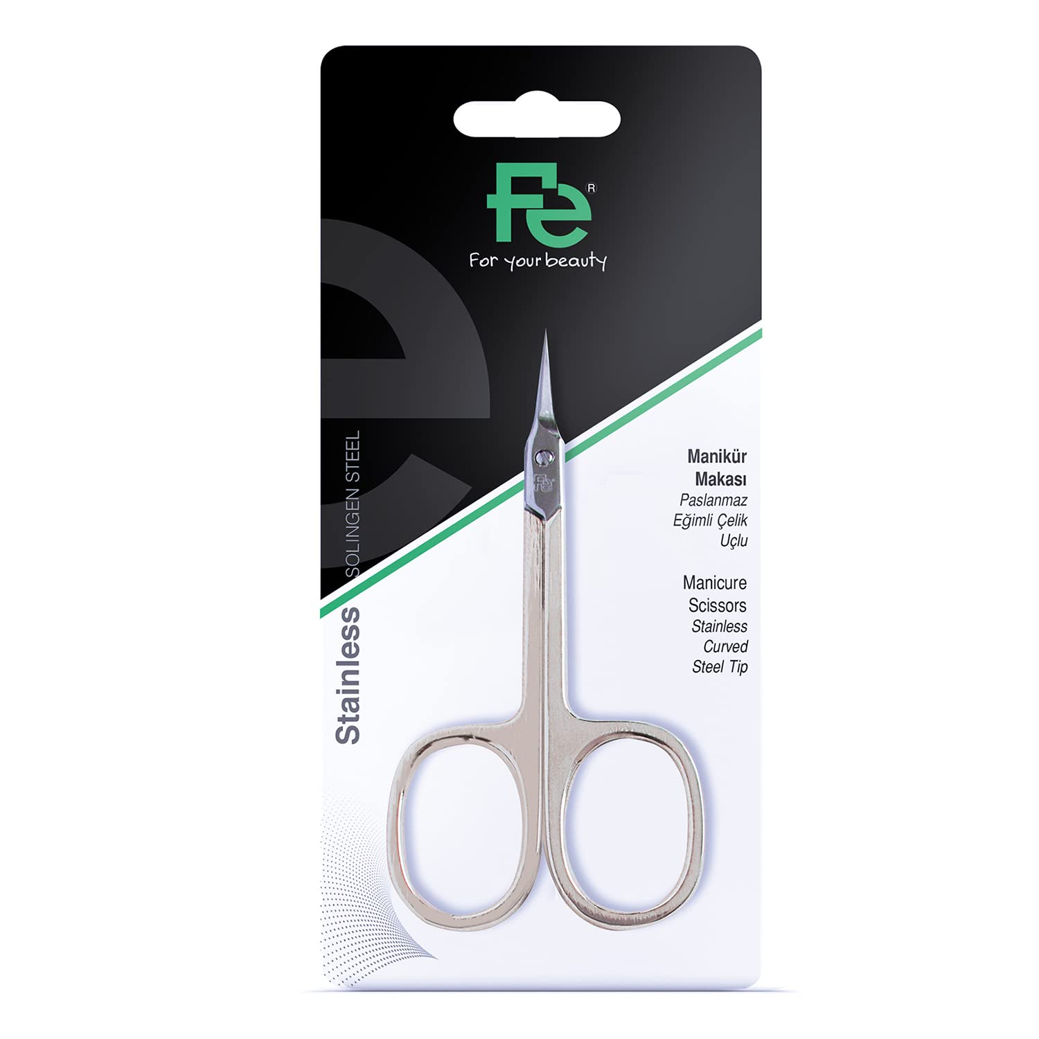 REF_P_0_Fe Manicure Scissors Elegance Curved Steel Tip
