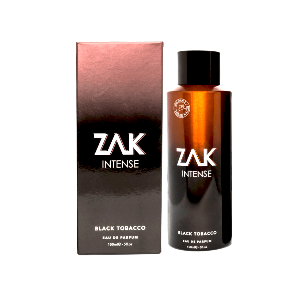 REF_P_0_ZAK Intense Black Tabacco Eau De Parfum 150 Ml