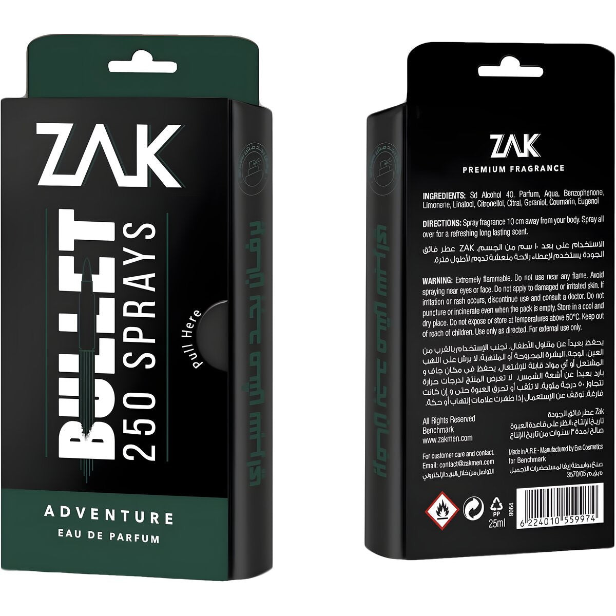 REF_P_1_ZAK Bullet Adventure Eau De Parfum 25 Ml