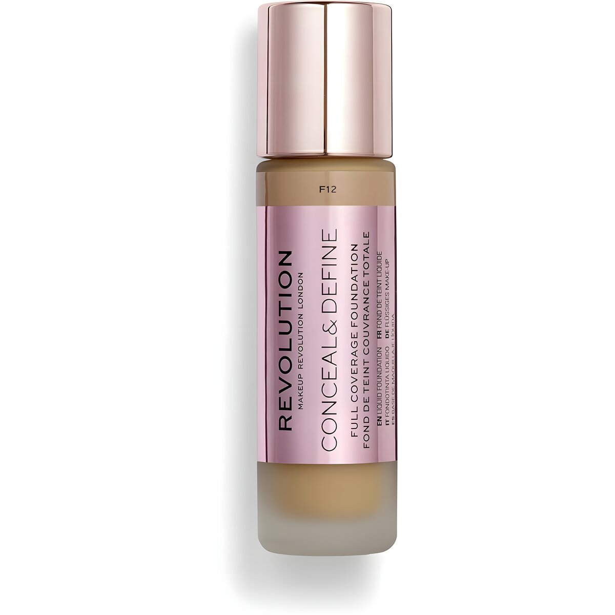 REF_P_1_Revolution Consal & Define Full Coverage Foundation F12 23ml