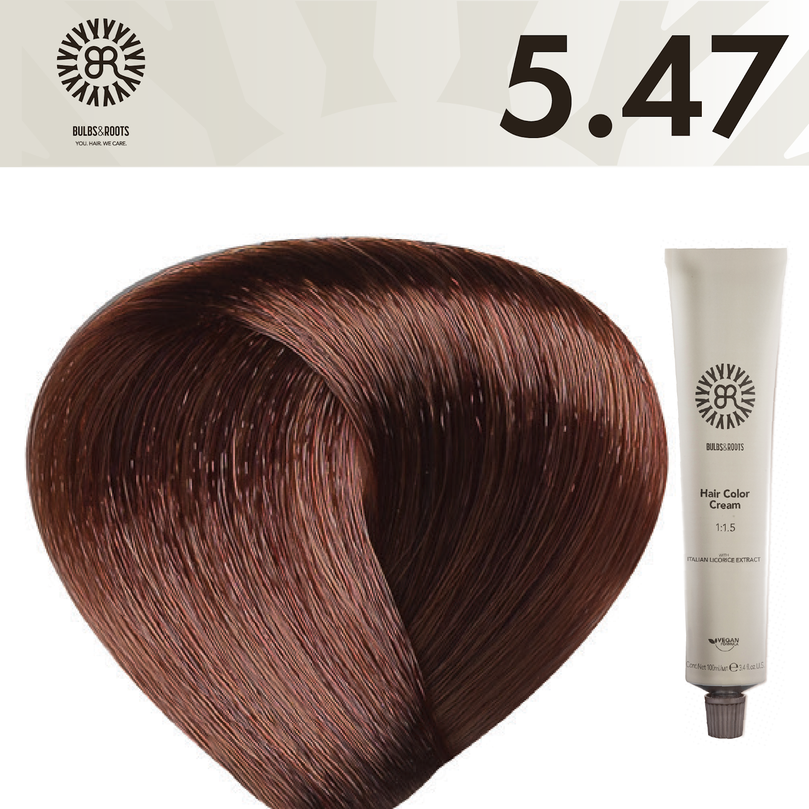 REF_P_0_BR Hair Color Cream 100 ml No.5.47