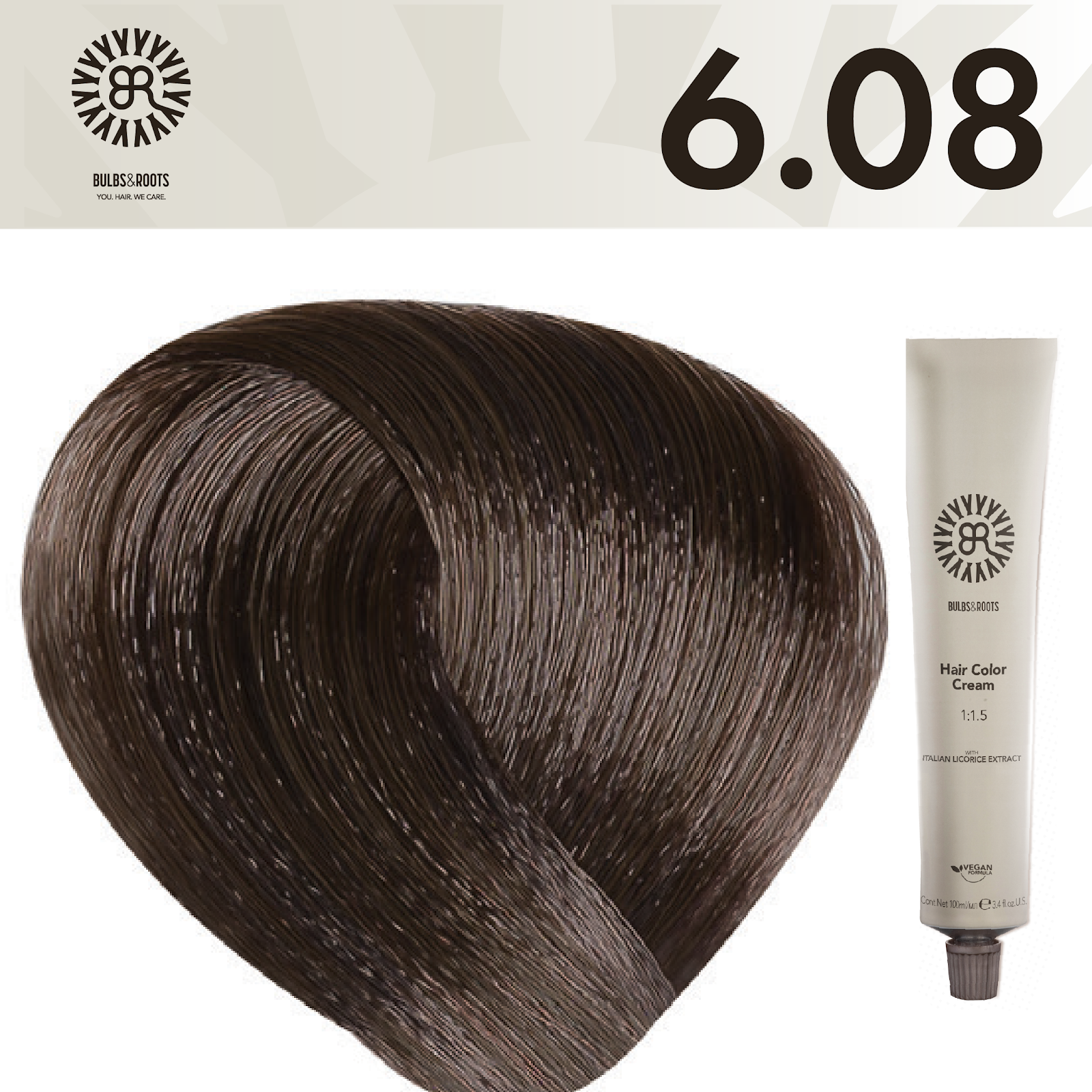 REF_P_0_BR Hair Color Cream 100 ml No.6.08