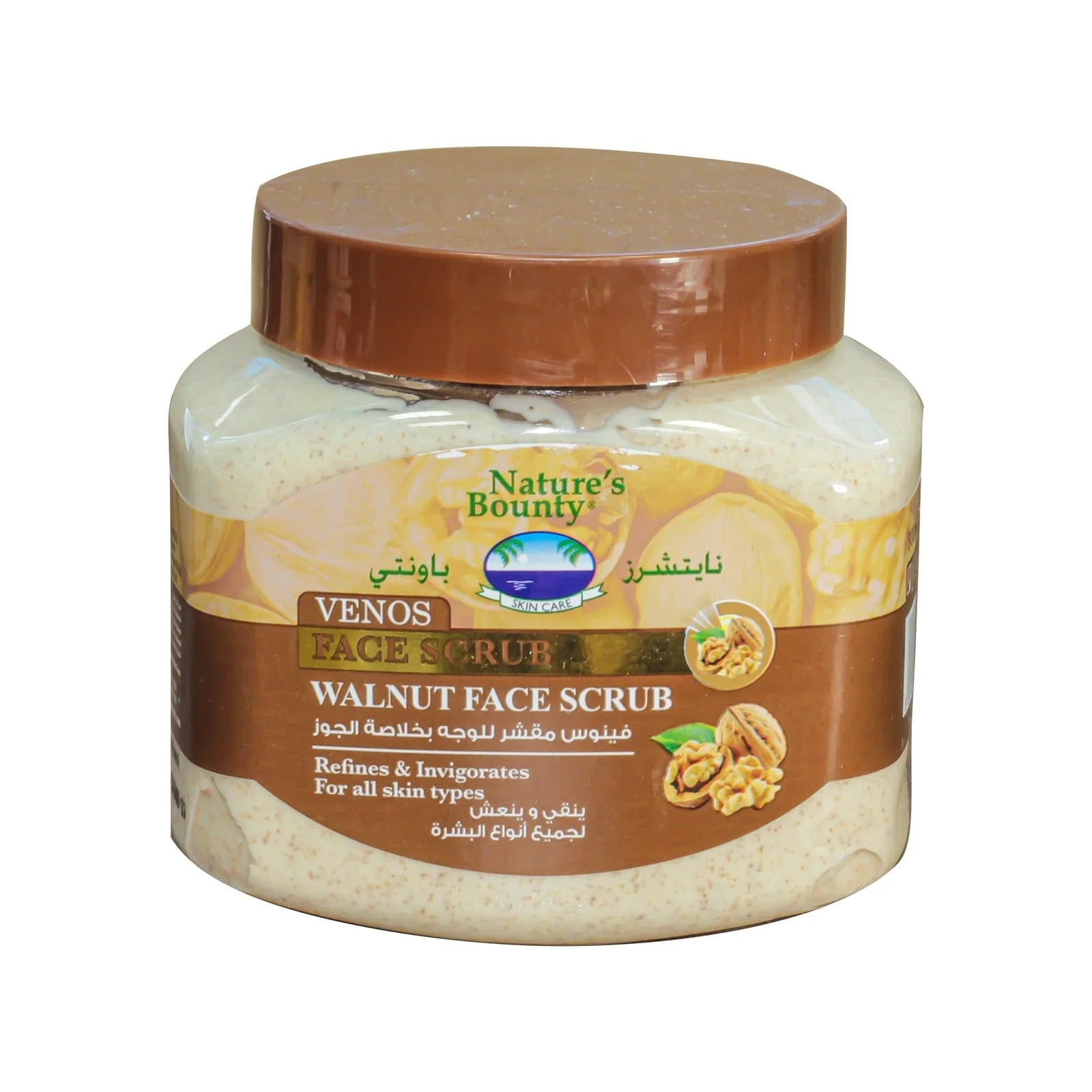 REF_P_0_Nature's Bounty Face & Body Walnut Face Scrub 300 Ml