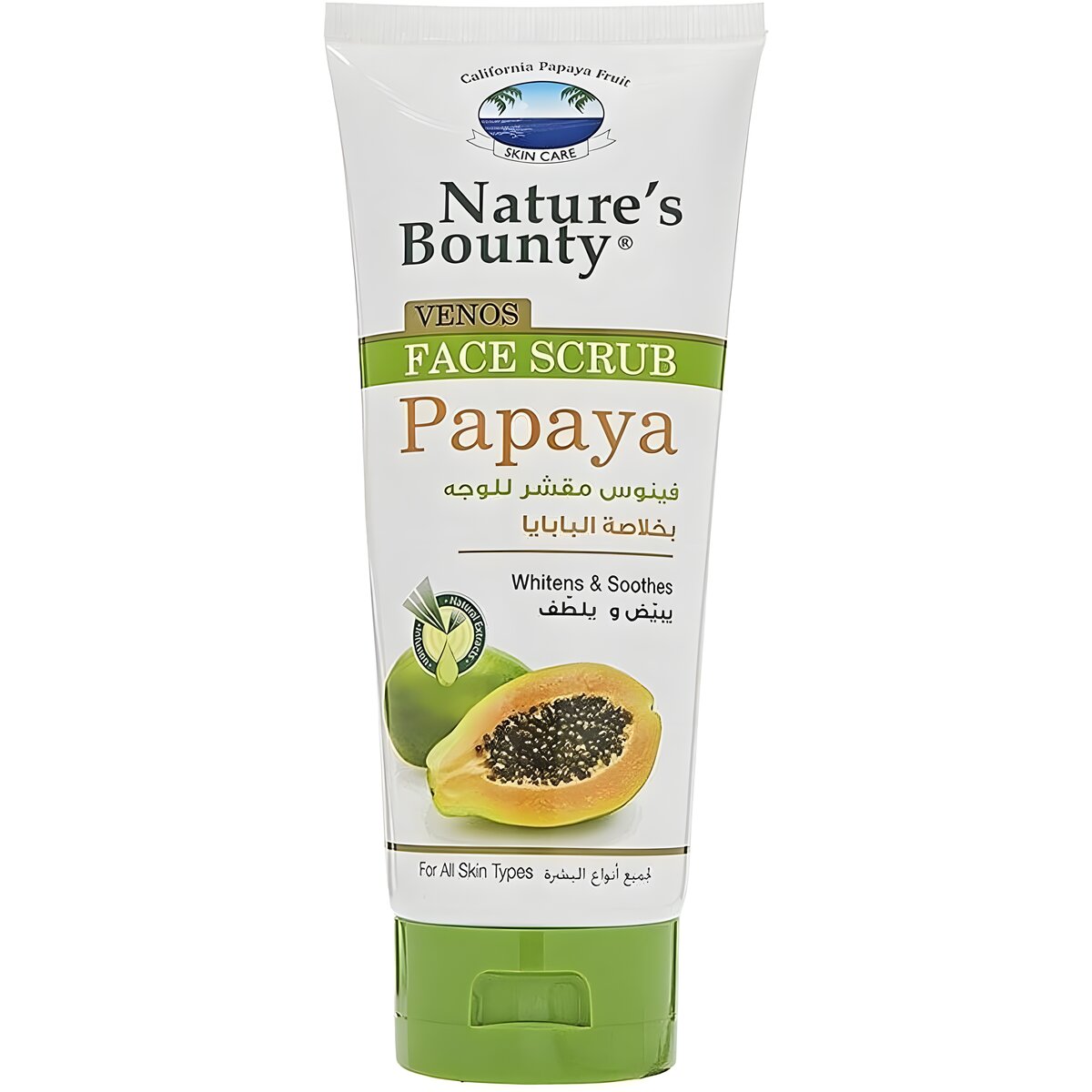 REF_P_1_Nature's Bounty Venos Face Scrub Papya Revitalizes&Soothes For All Skin Types 200ml200 Ml
