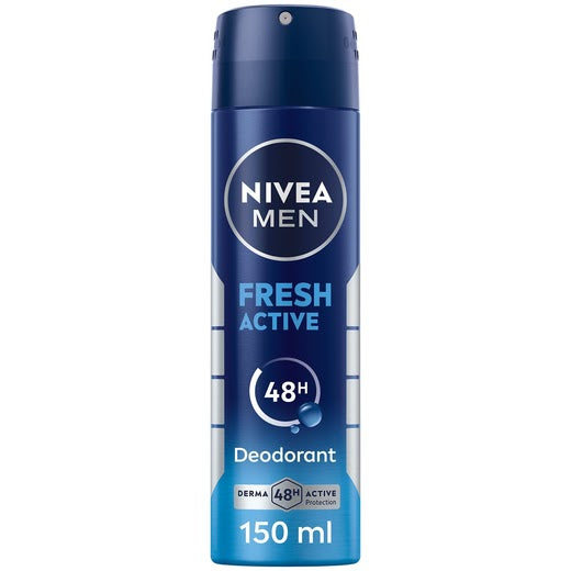 REF_P_0_Nivea Men Fresh Active 48h Protection long lasting freshness deodrant spray 150ml