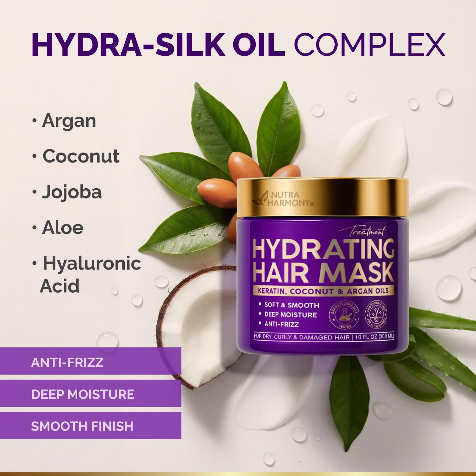 REF_P_0_Wama Cosmetics Argan Oil Anti Frizz Protein Treatment For Damaged Hair