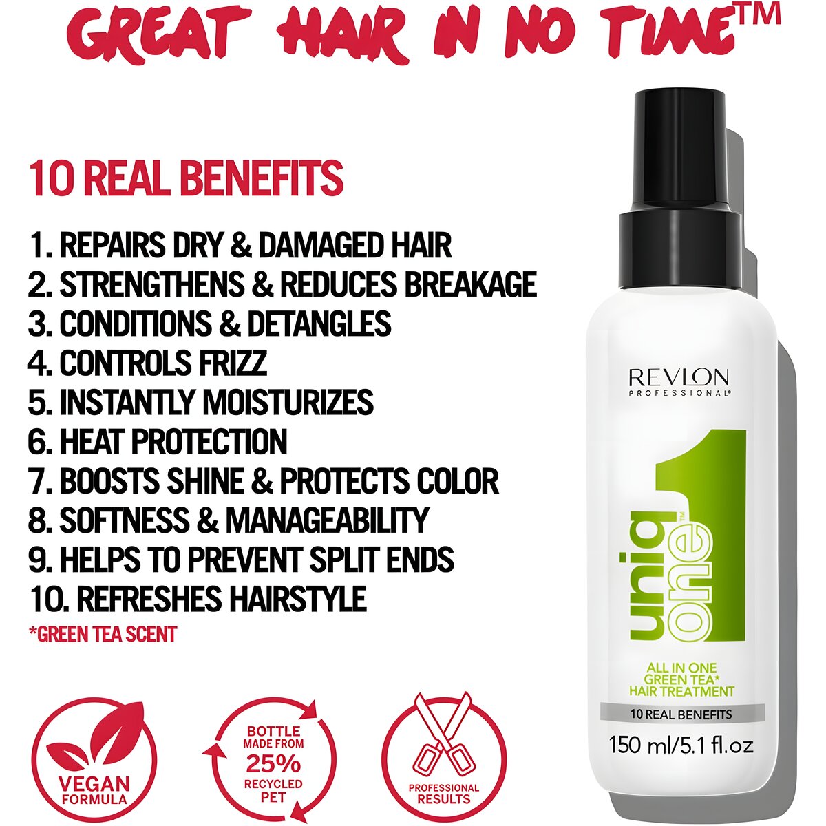 REF_P_2_Revlon Uniq One All In One Green Tea Treatment 10 Real Benefits 150 Ml