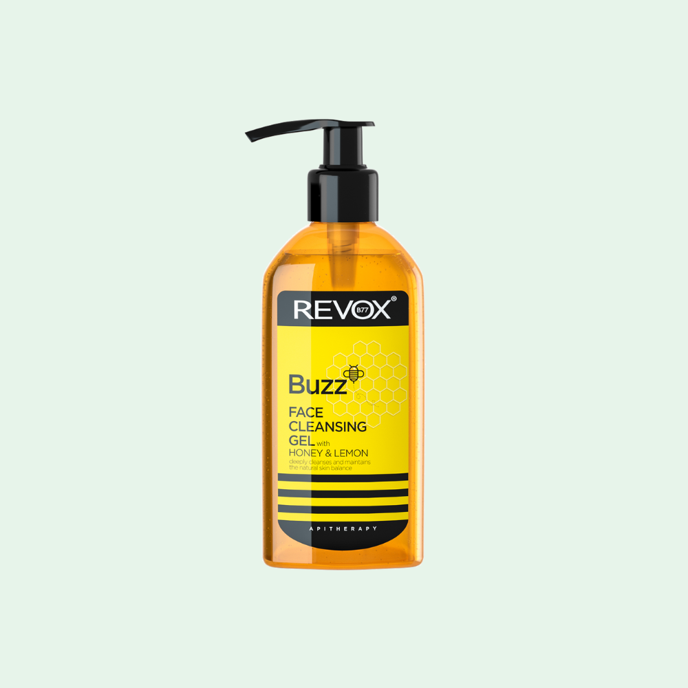 REF_P_0_Revox Buzz face cleansing gel with hony &lemon 180ml
