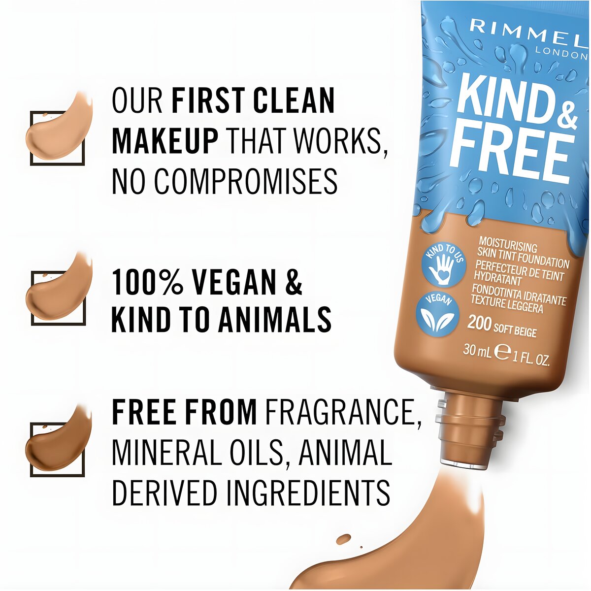 REF_P_4_Rimmel Kind & Free Moisturising Skin Tint Foundation No.200