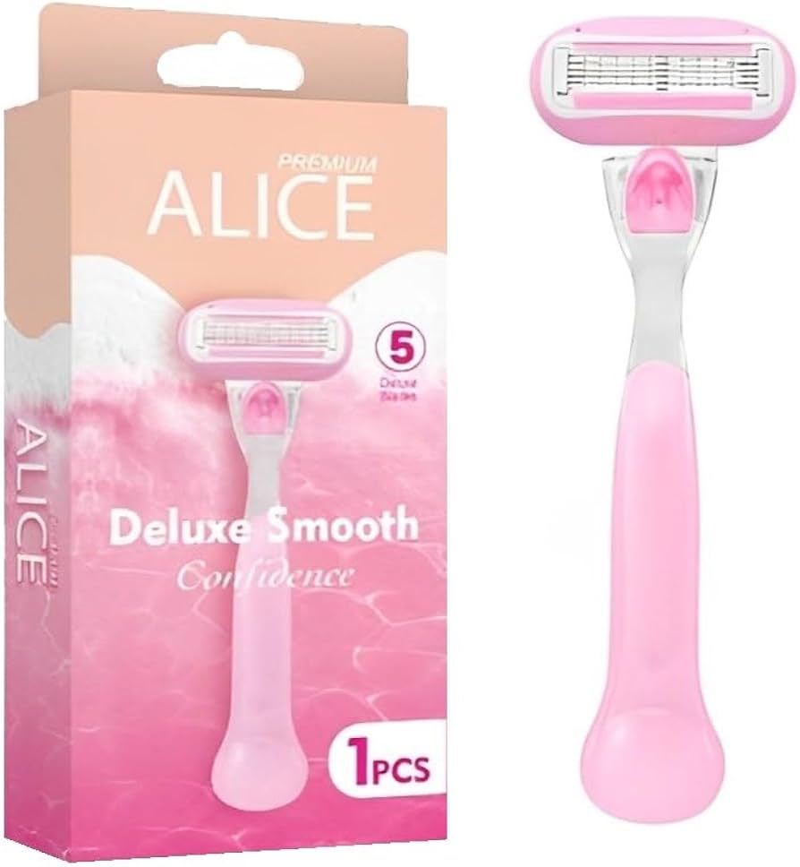 REF_P_0_Alice Deluxe Smooth Confidence 5 Blades 1 pcs pink