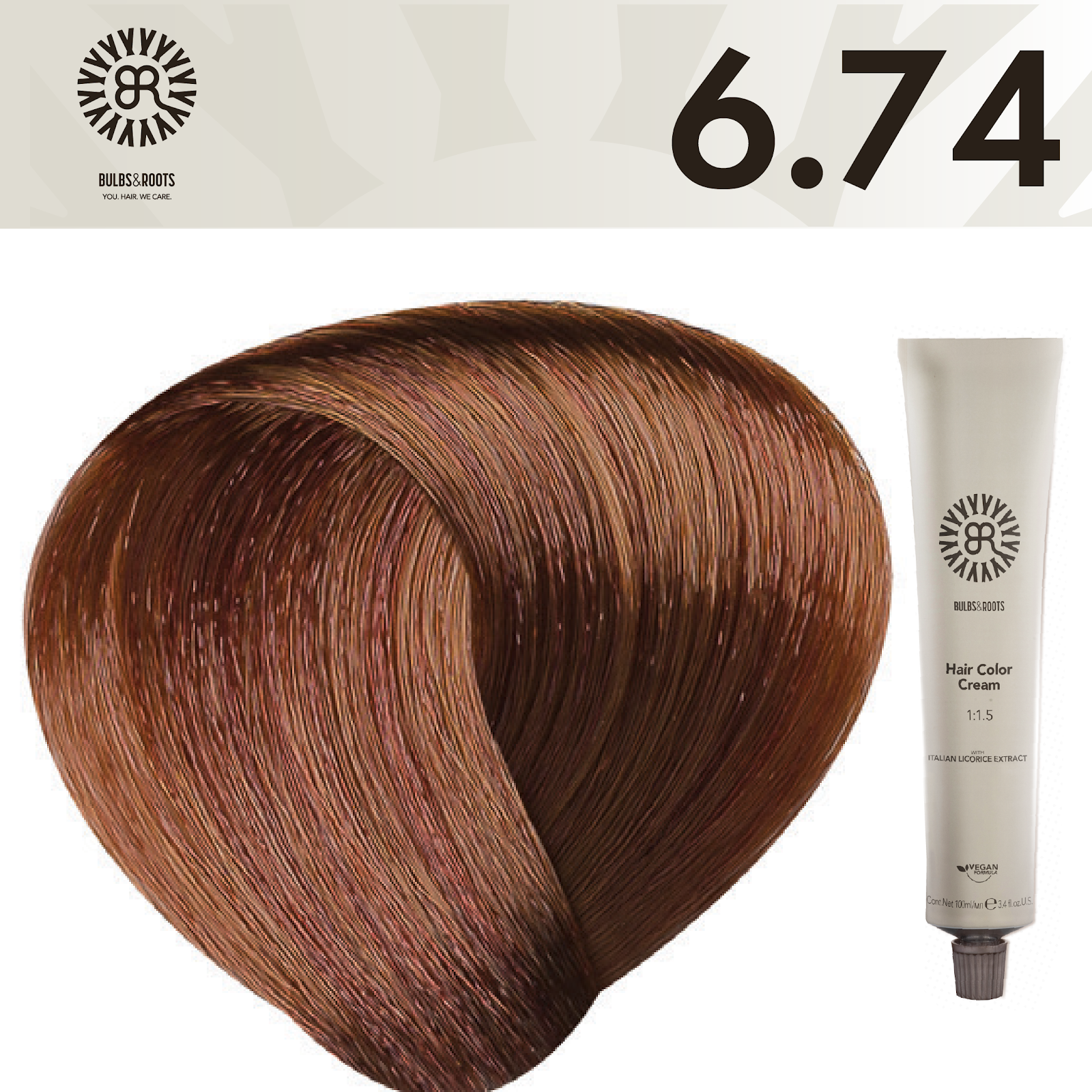 REF_P_0_BR Hair Color Cream 100 ml No.6.74