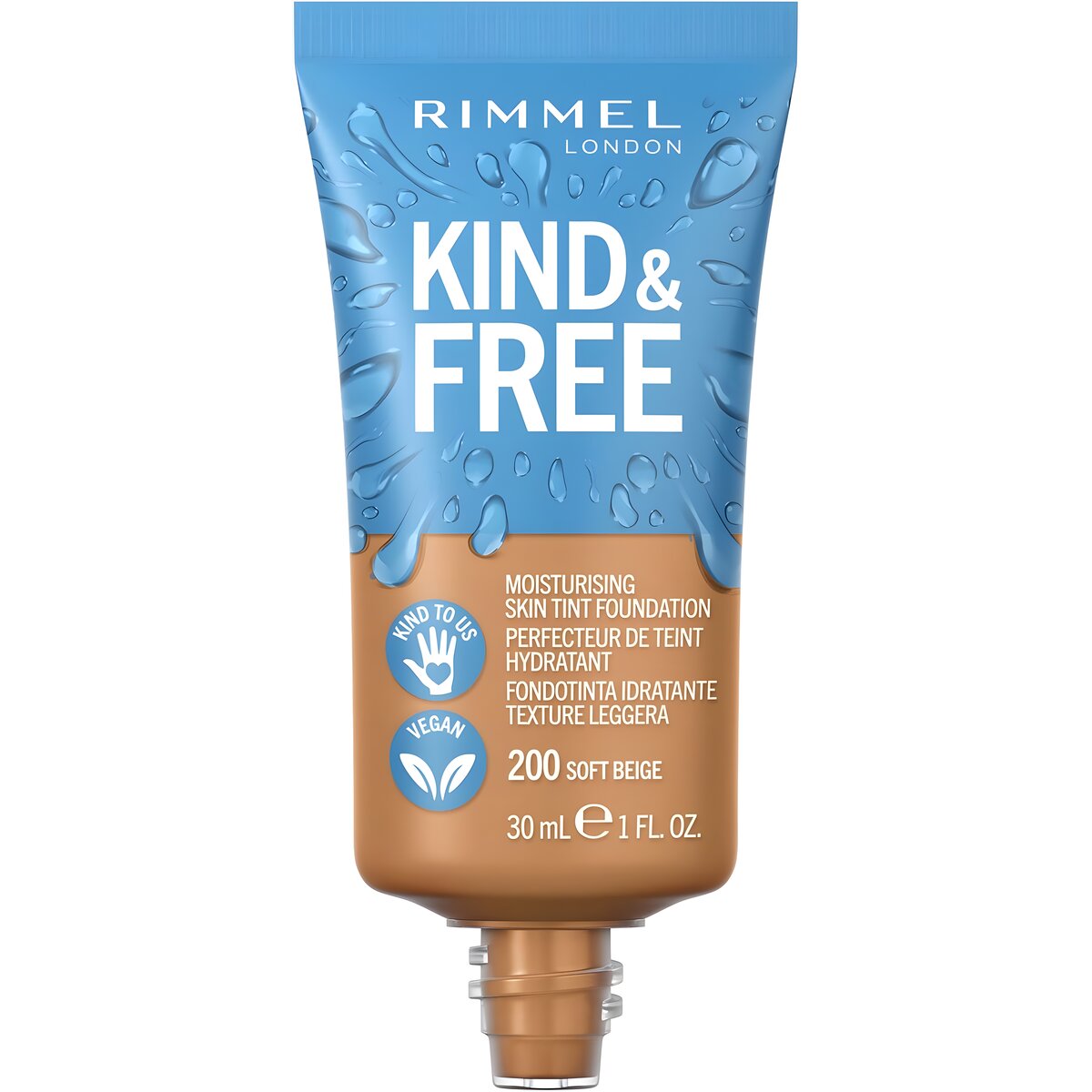 REF_P_1_Rimmel Kind & Free Moisturising Skin Tint Foundation No.200