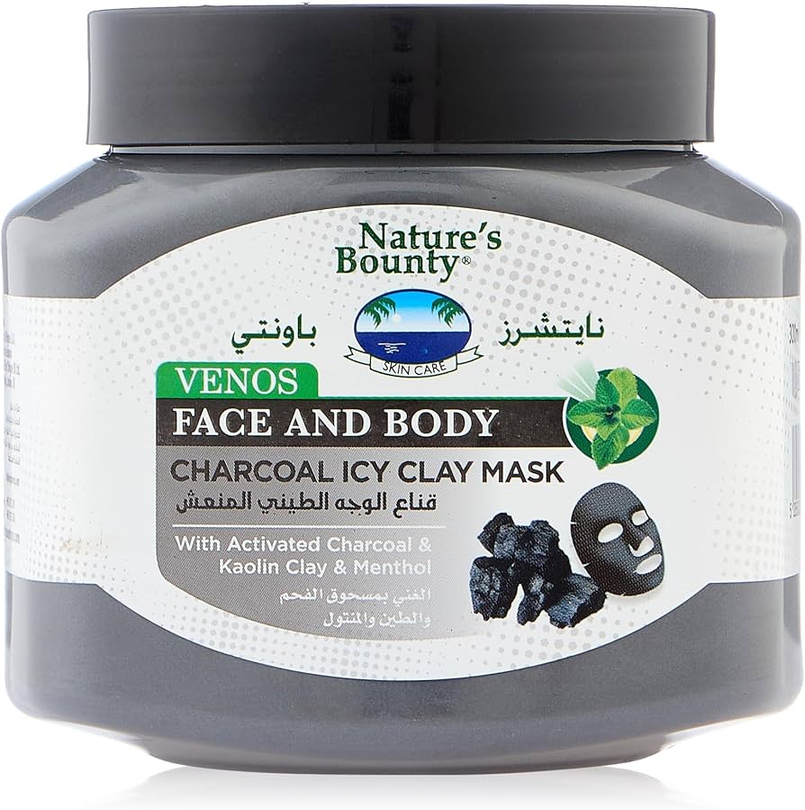 REF_P_0_Nature's Bounty Face & Body Charcoal  Clay Mask 300 Ml
