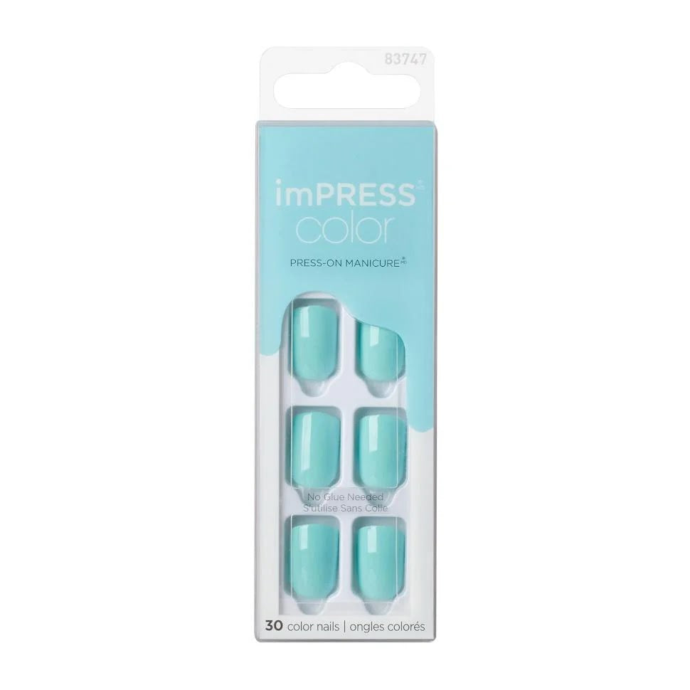 REF_P_0_Impress Color Nails Short 008 Mint To Be